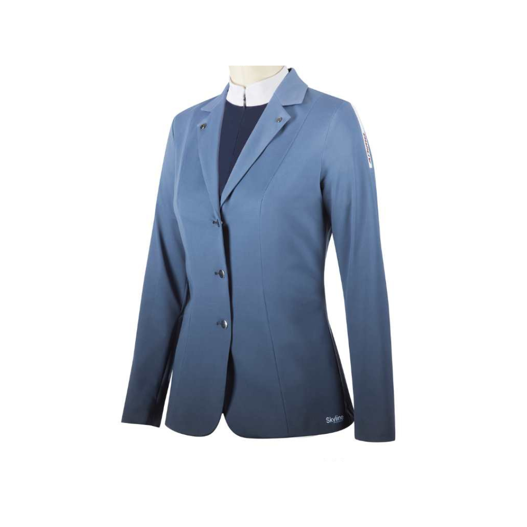 AnimoShow Jacket - Lugo Skyline Women’s Water Resistant Competition Jacket - Ombra Blue