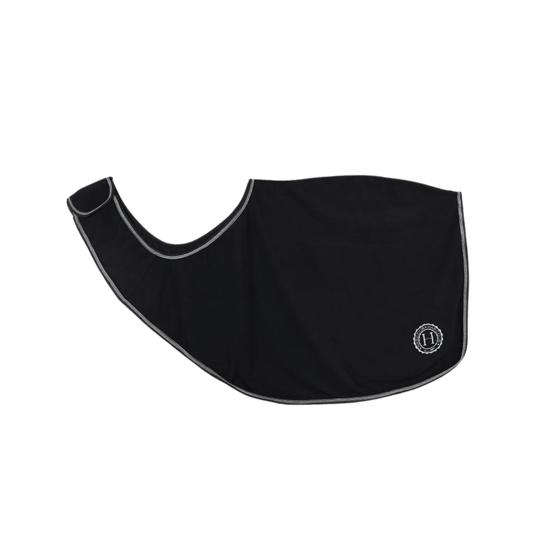 Harcour Requiem Polarfleece Horse Exercise Blanket - Black
