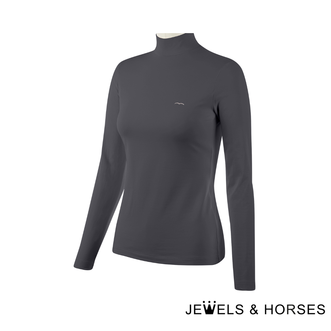 Animo Behind Womens Turtleneck - Dark