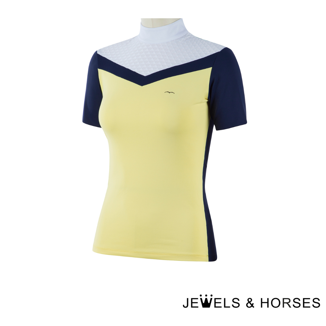 Animo Biwait Womens Competition Shirt - Lemon