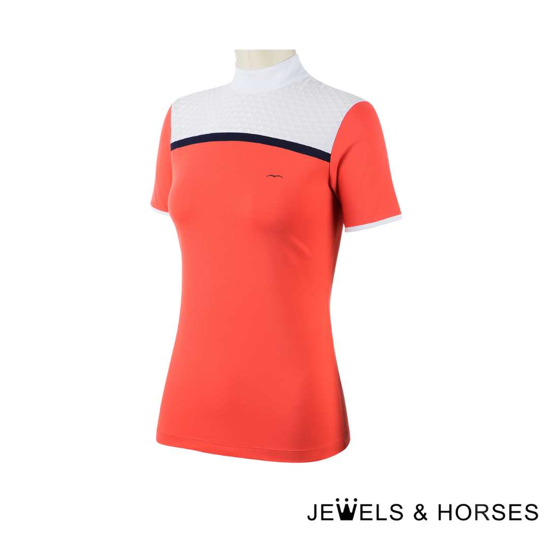 Animo Billiot Womens Competition Shirt - Coral