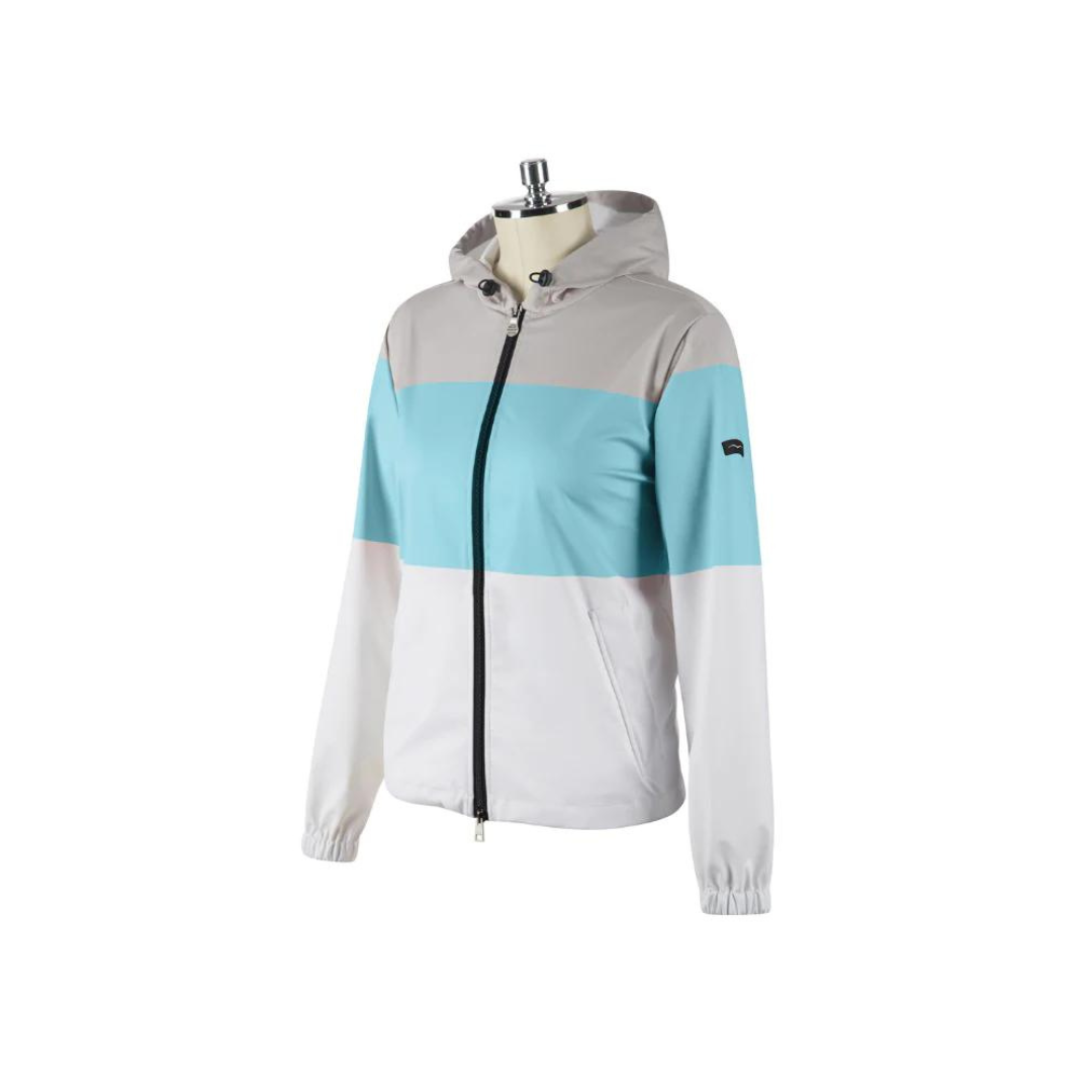 Animo Lefleur Women's Lefleur Jacket Windbreaker- Turquoise