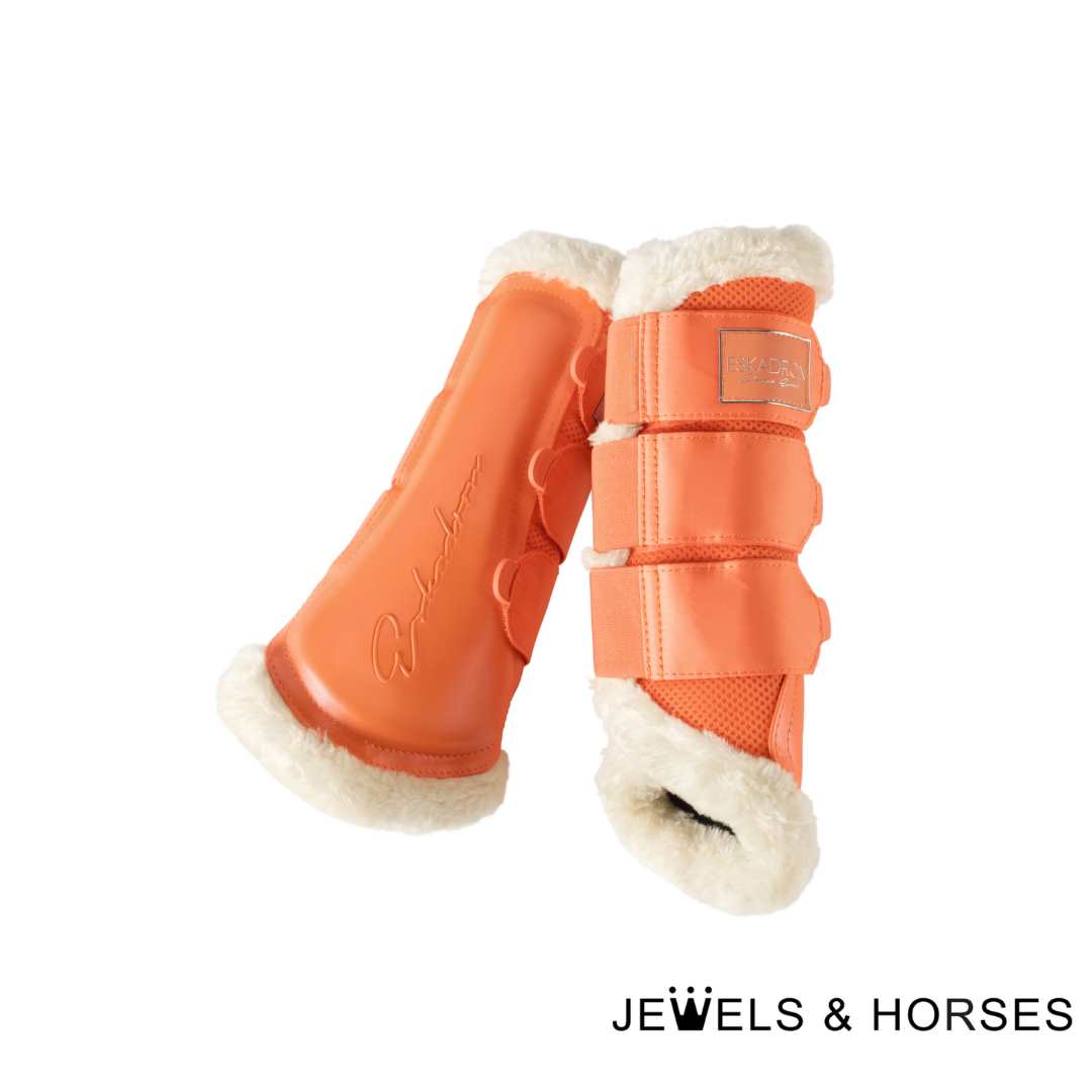 Eskadron Classic Sports 22 Mesh Faux Fur Soft Tendon Boots - Soft Peach