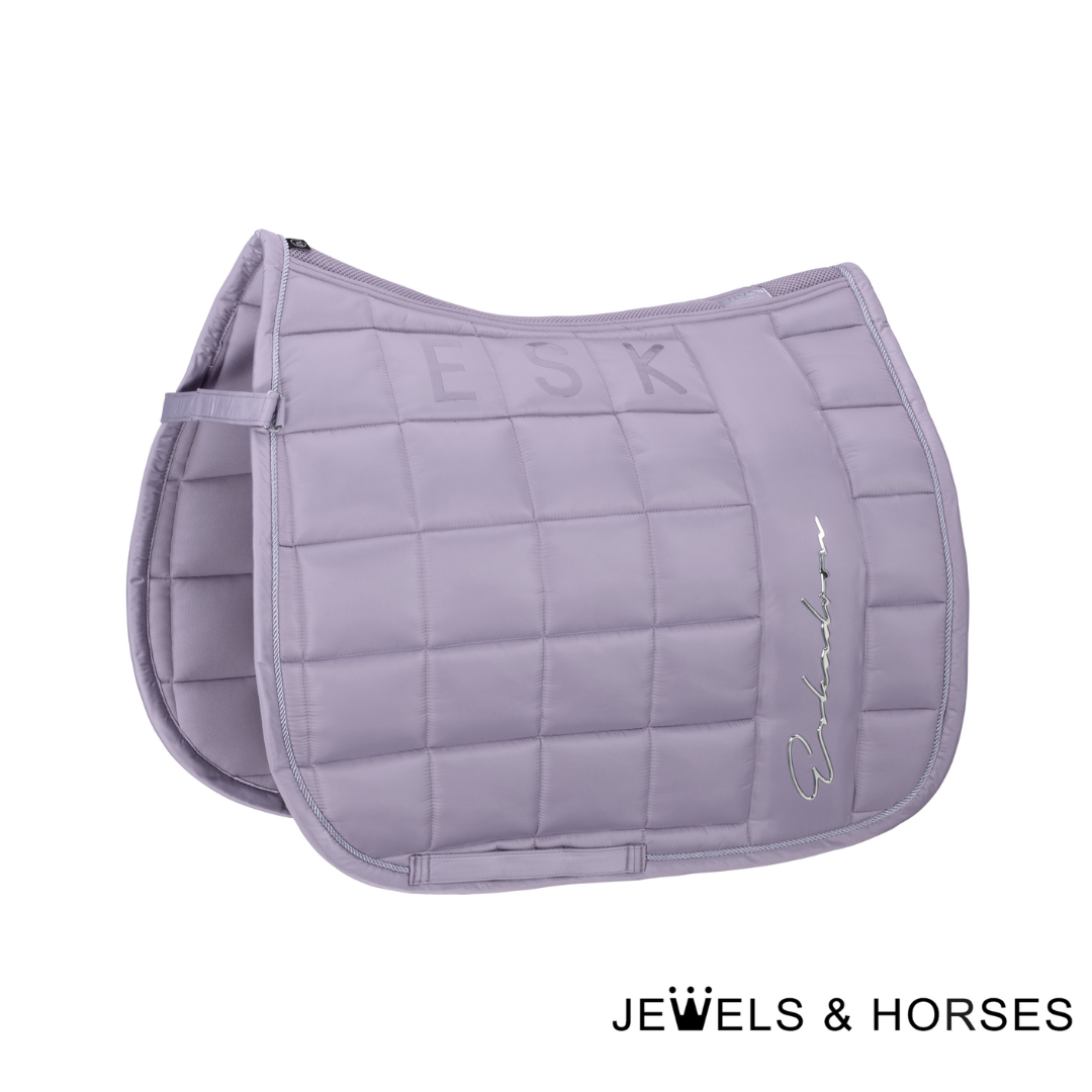 Eskadron Classic Sports SS22 Big Square Glossy Saddlepad - Silk Purple