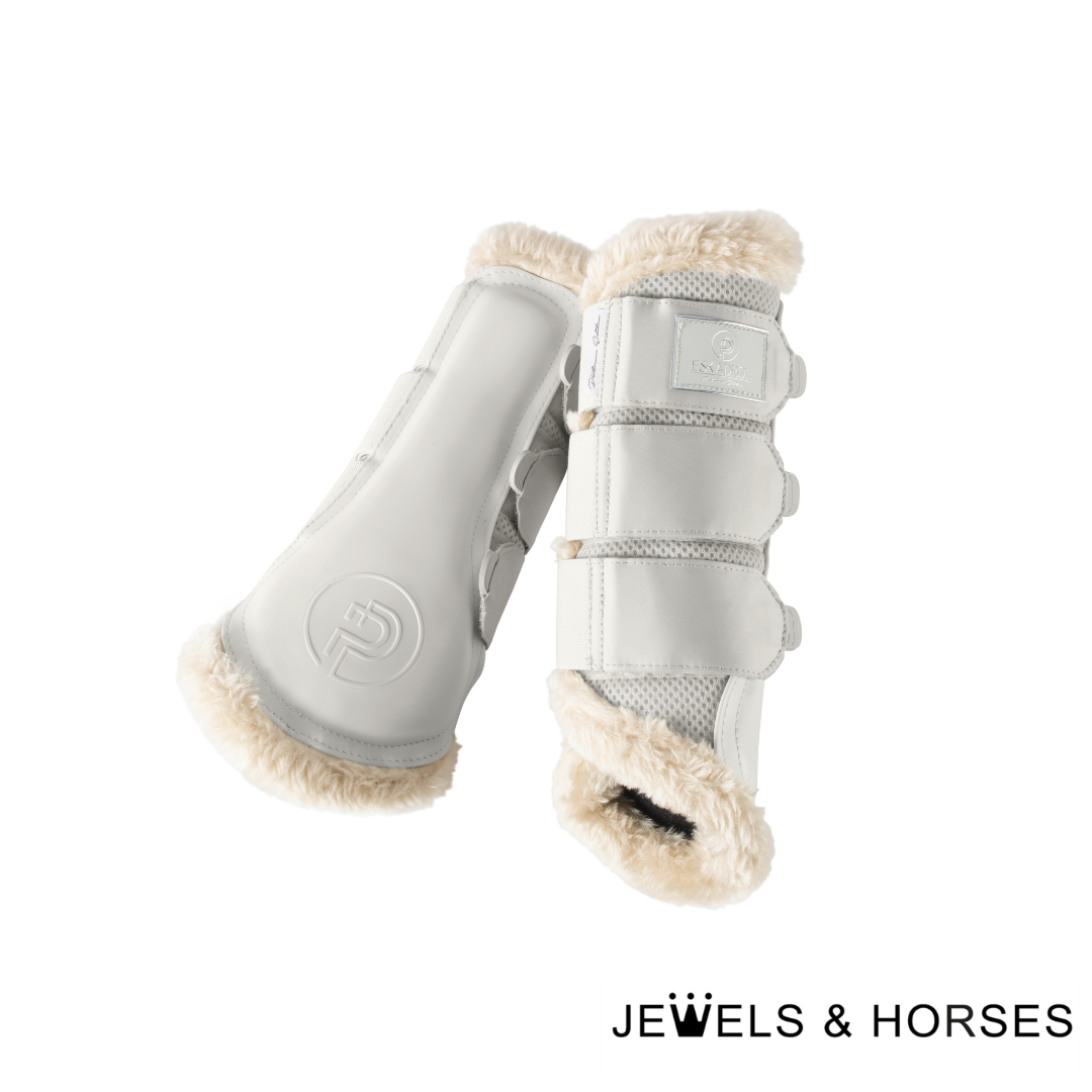 Eskadron Tendon Boots - Platinum Mesh Tendon Boots - Pearl Grey