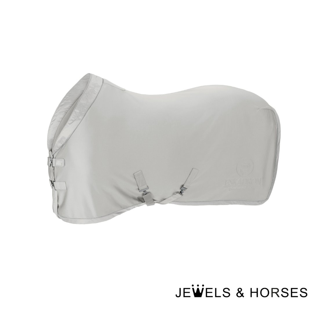 Eskadron Sweat Rug - Platinum Jersey Collar Sweat Rug - Pearl Grey