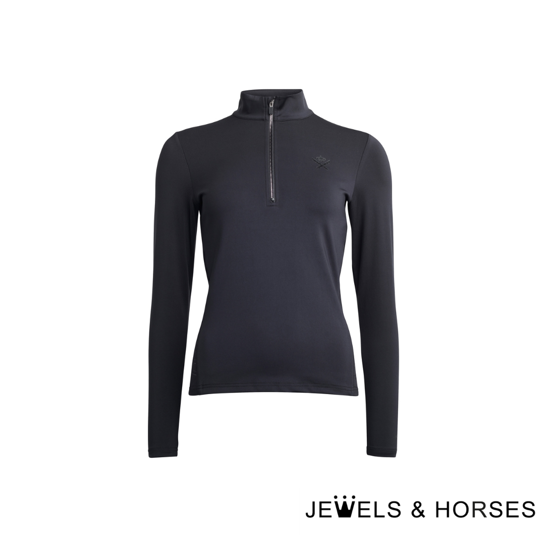 Kingsland KL Aisla Ladies 1/2 Zip Training Shirt - Black