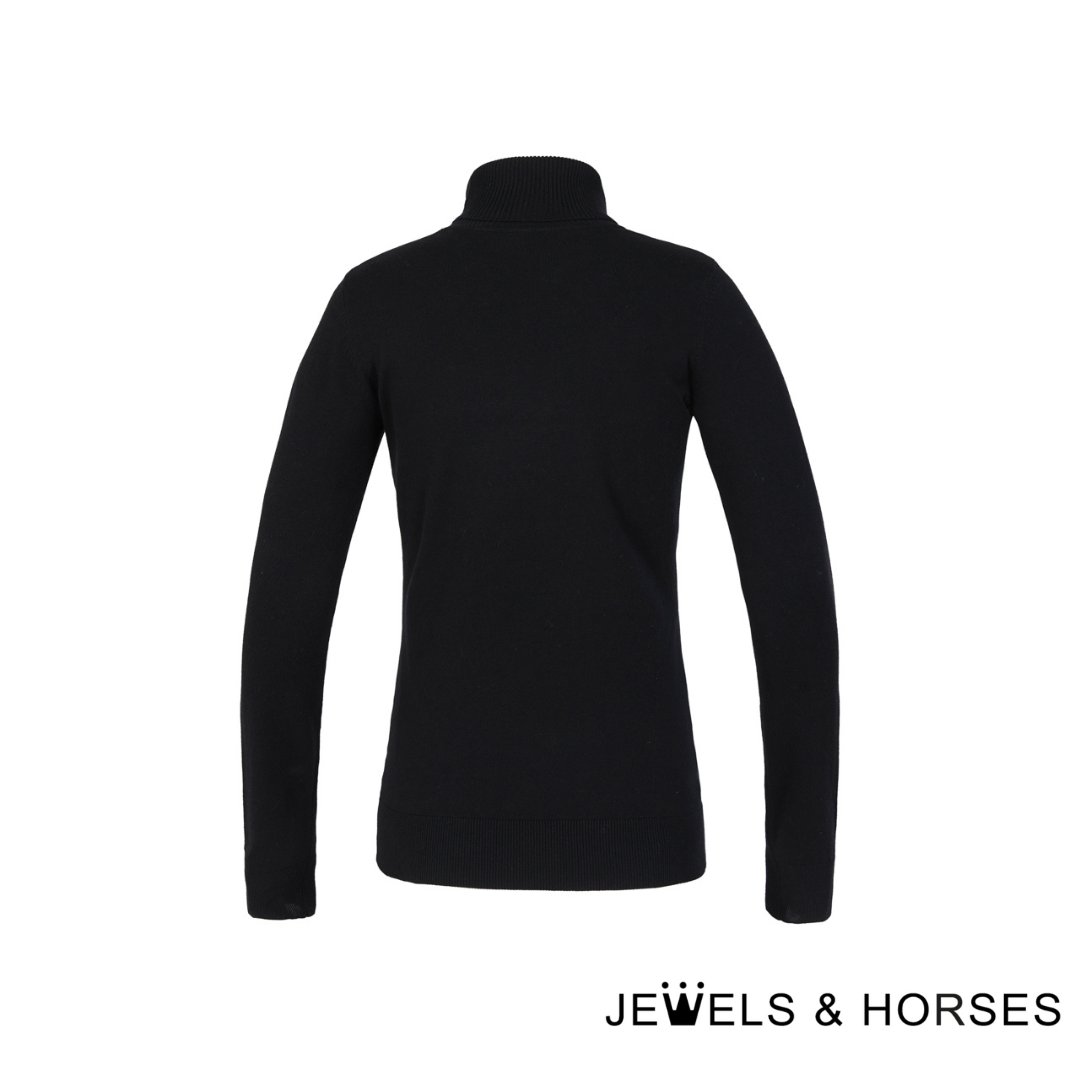 Kingsland KL Raylee Ladies Knitted Roll Neck - Black
