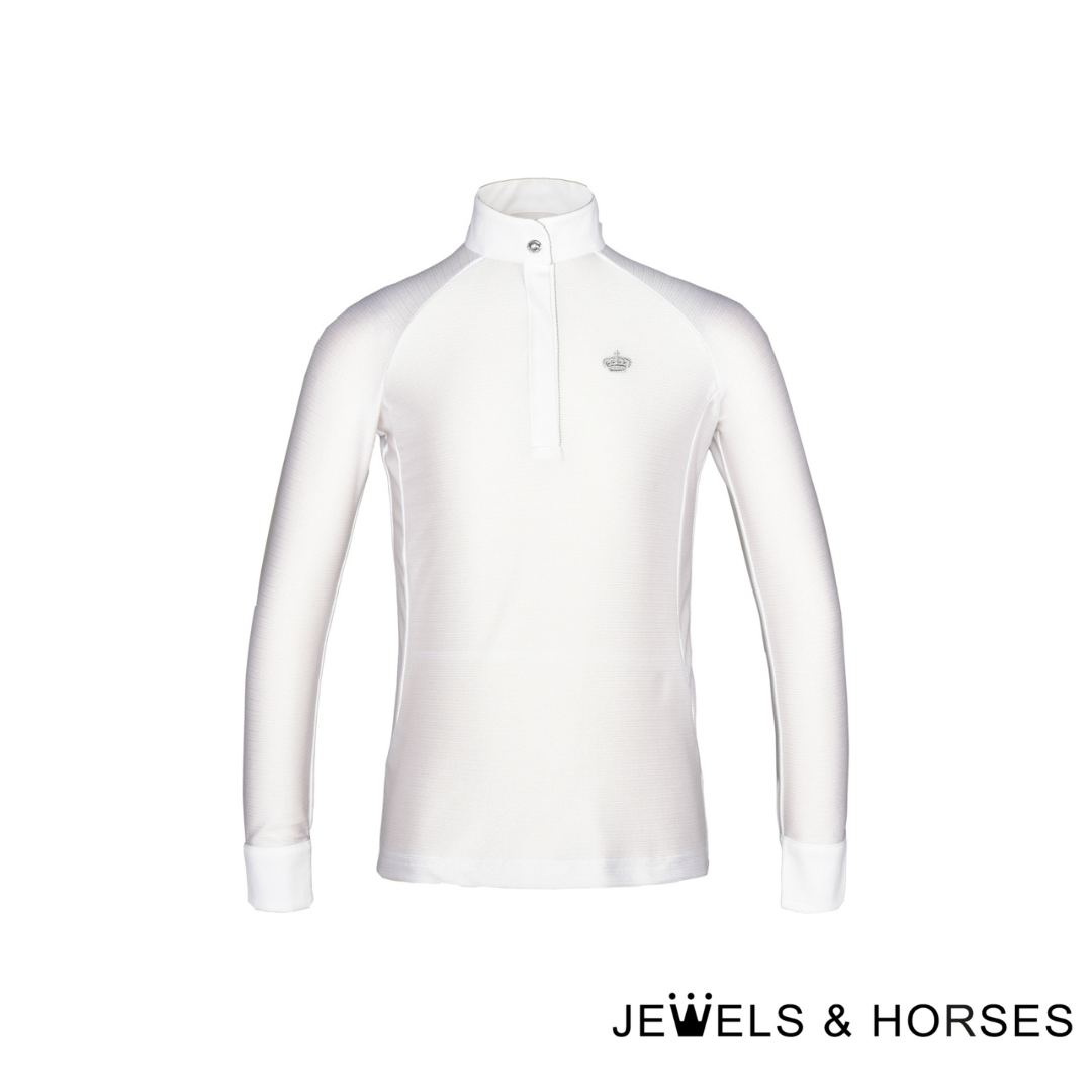 Kingsland KL Roselyn Ladies Long Sleeve Show Shirt - White