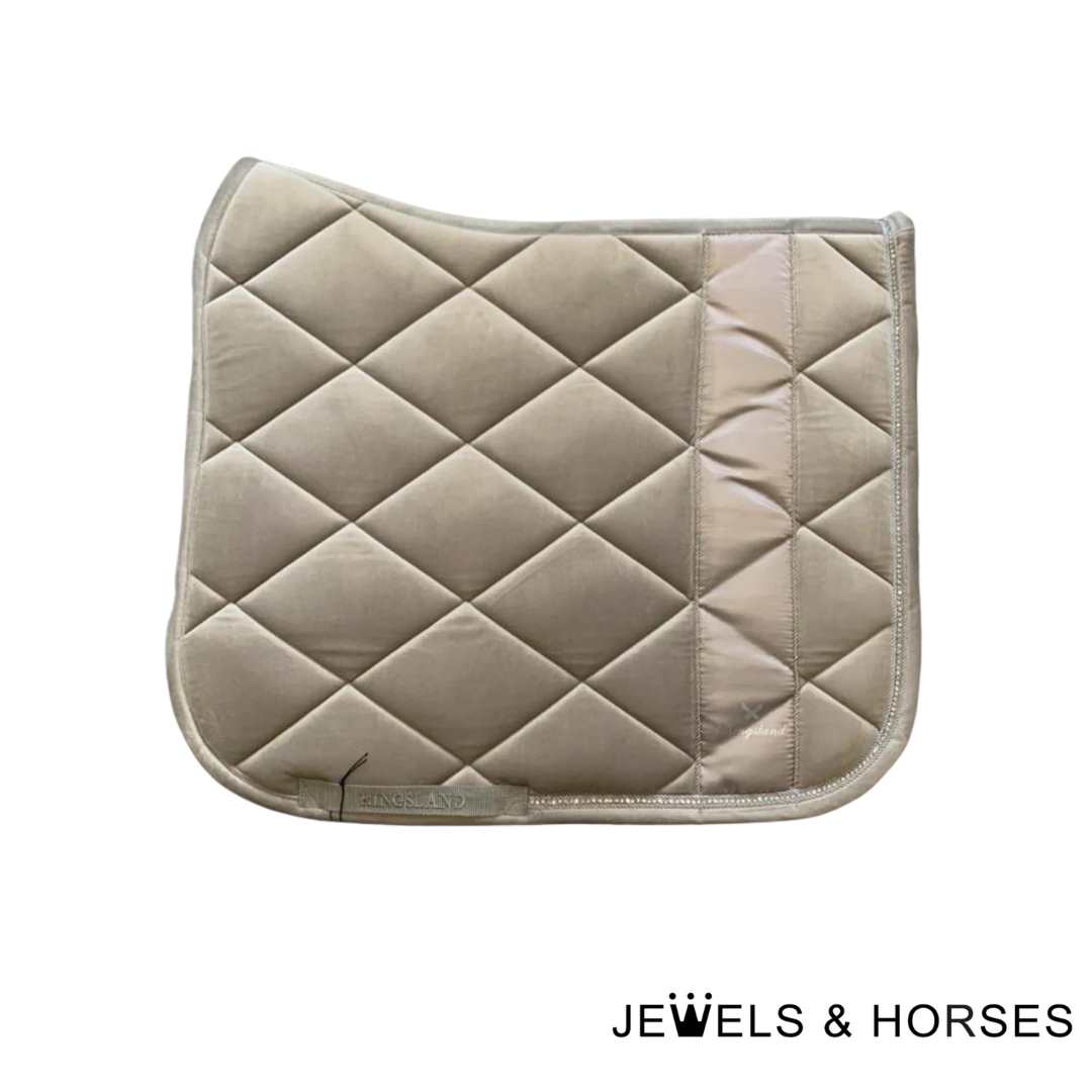 Kingsland Tehila Velvet Saddlepad Coolmax - Beige Roasted Cashew