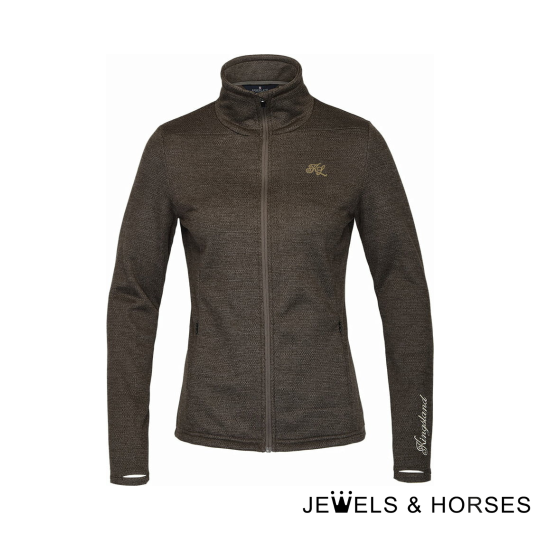 Kingsland KLNatka Ladies Fleece Jacket - Brown Granite