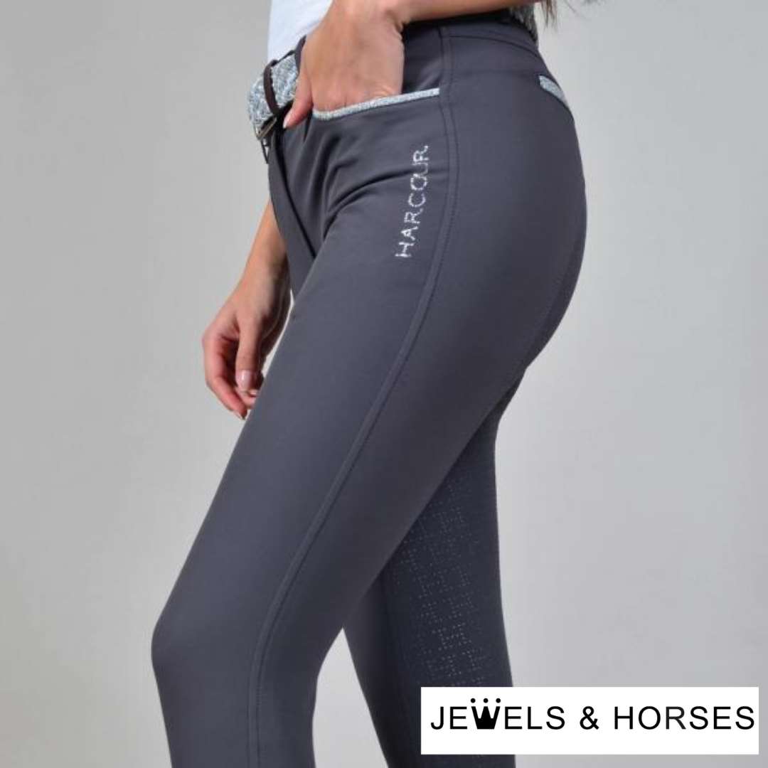 Harcour Vogue Women Full Seat Breeches - Grey