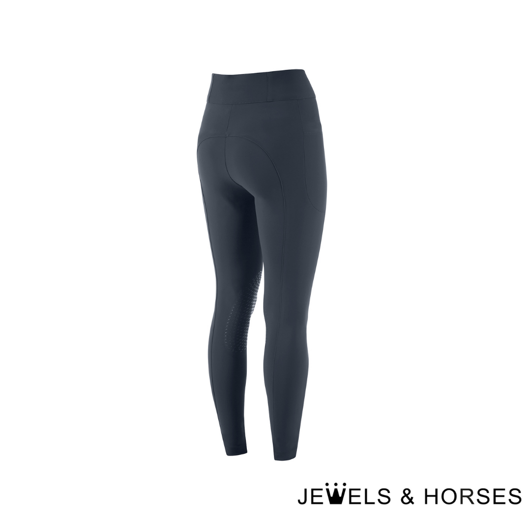 Animo Breeches - Niuport Womens Full Seat Competition Breeches - Dolphin Grey
