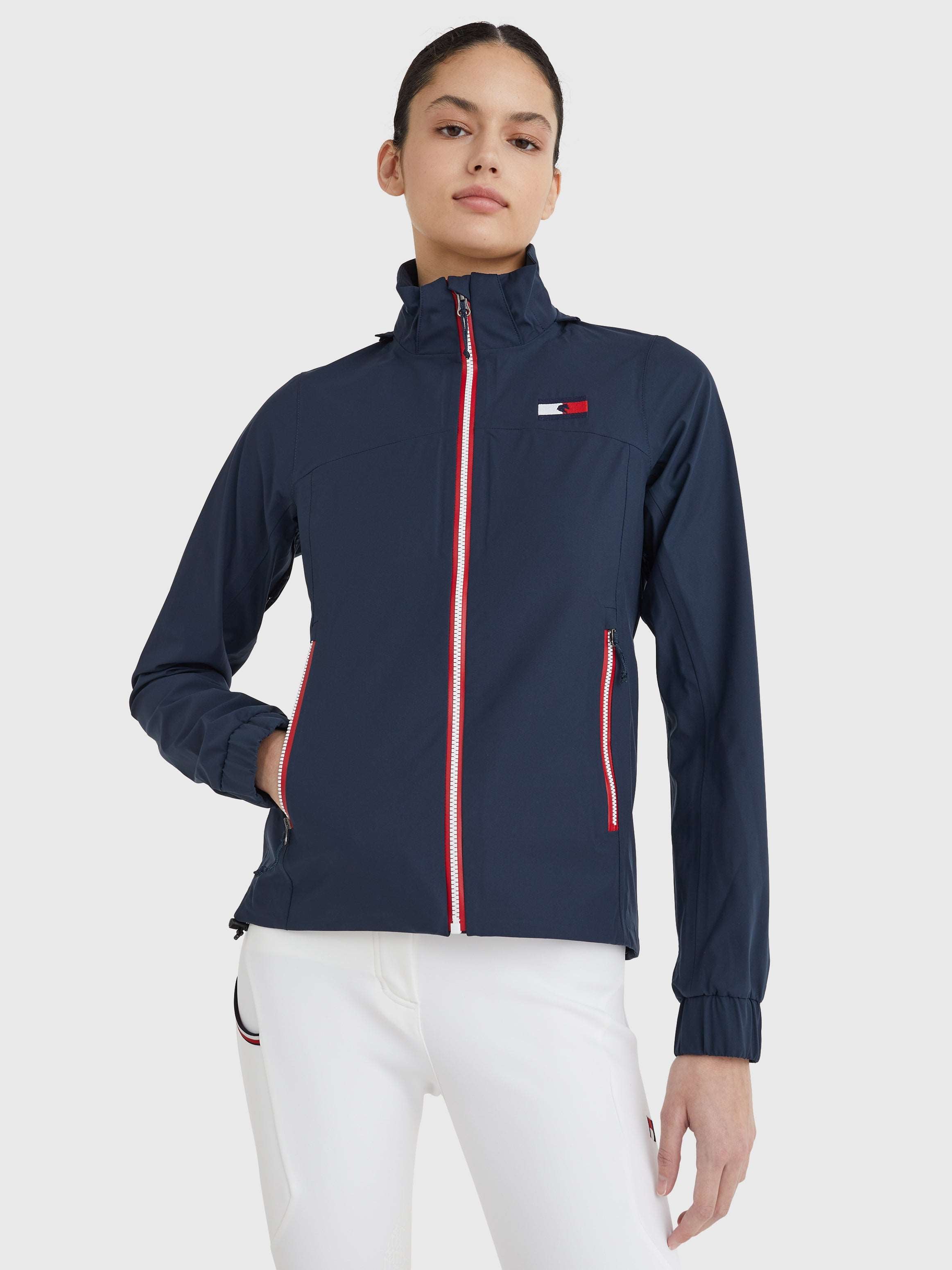 Tommy Hilfiger Unicolor Rain Jacket - Desert Sky
