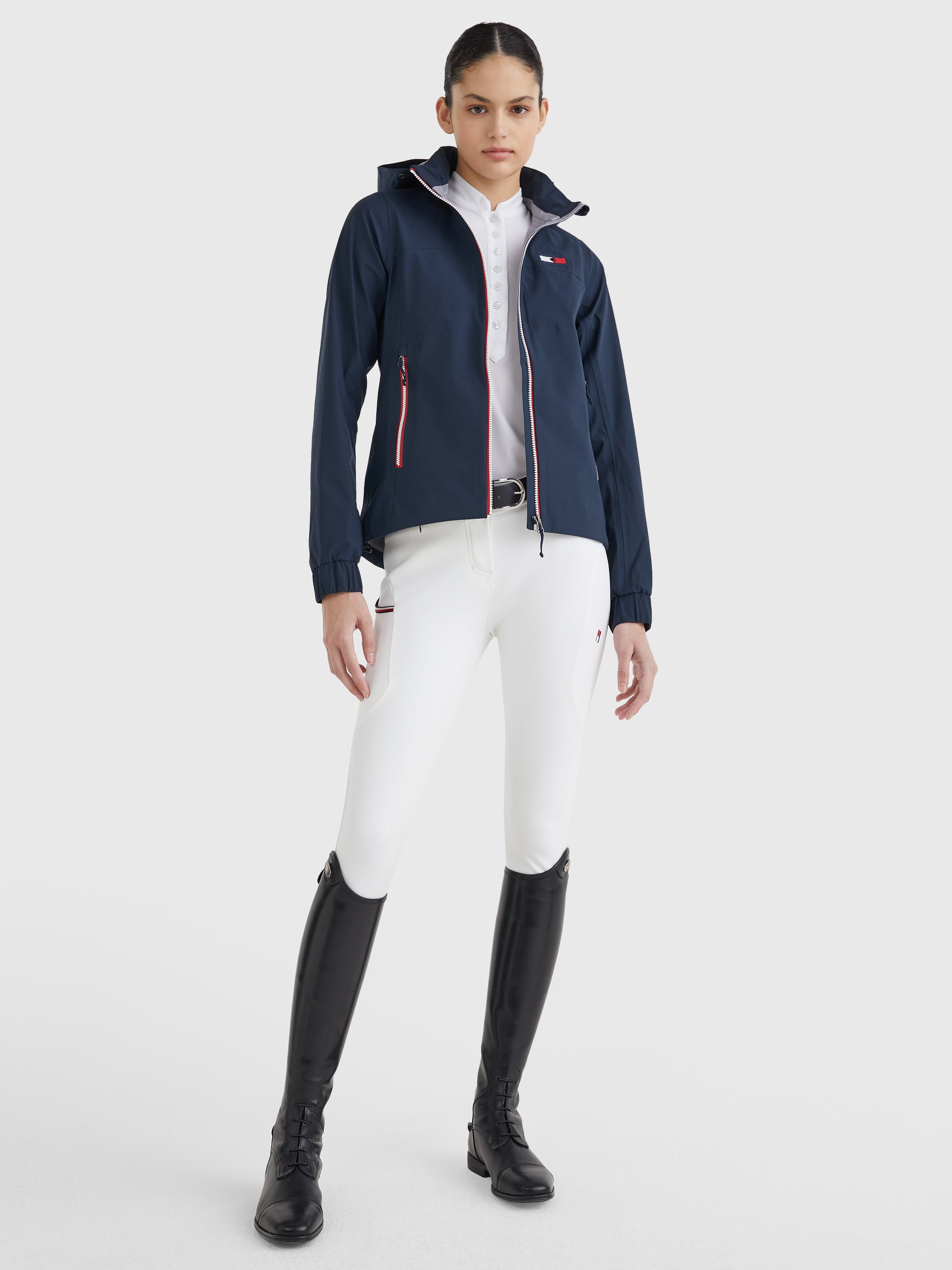 Tommy Hilfiger Unicolor Rain Jacket - Desert Sky