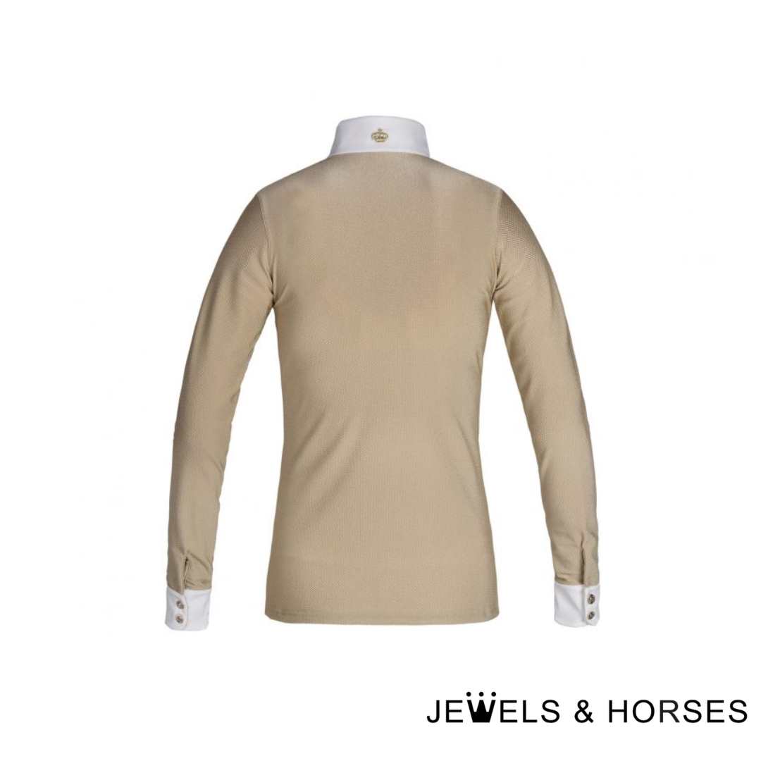Kingsland Macey Ladies Long sleeve Short Shirt - Gold Pale