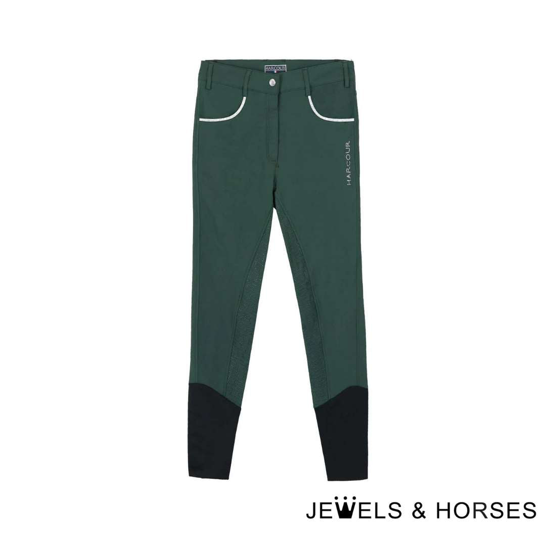 Harcour Vogue Women Full Seat Breeches - Green