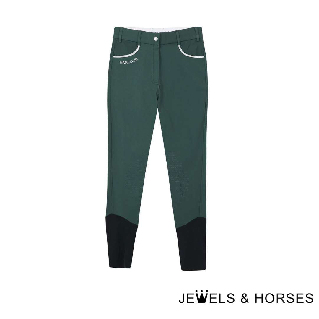 Harcour Jaltika Women Full Seat Breeches - Green