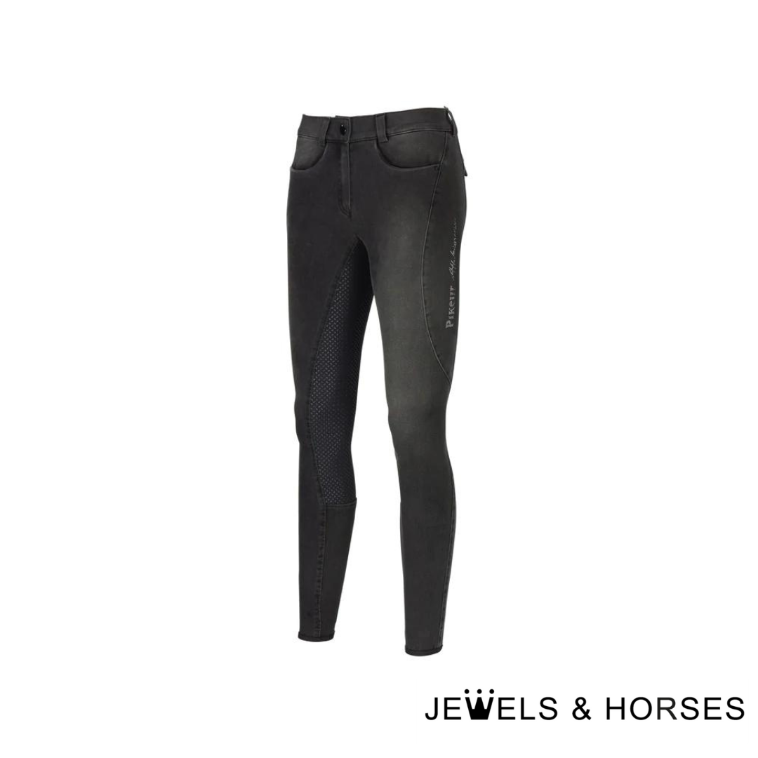Pikeur Breeches - Laure Full Seat Breeches- Denim Black