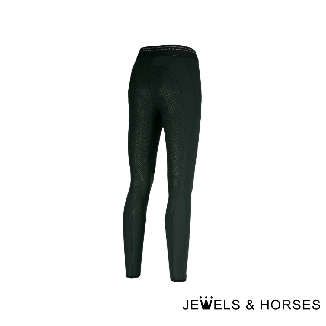 Pikeur Breeches - Juli Grip Athleisure full seat breeches - Green
