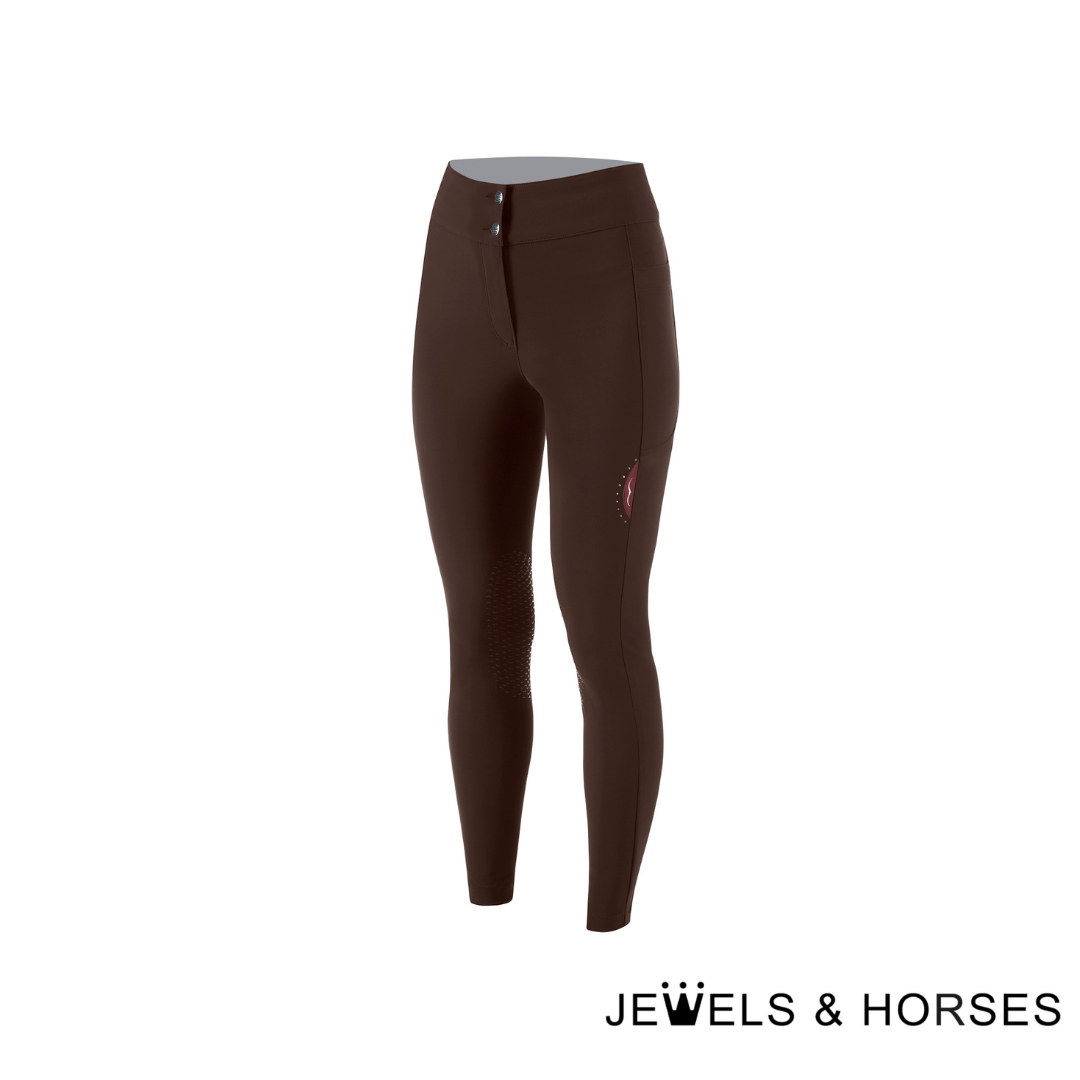 Animo Niuport Womens Full Seat Competition Breeches - Mandol