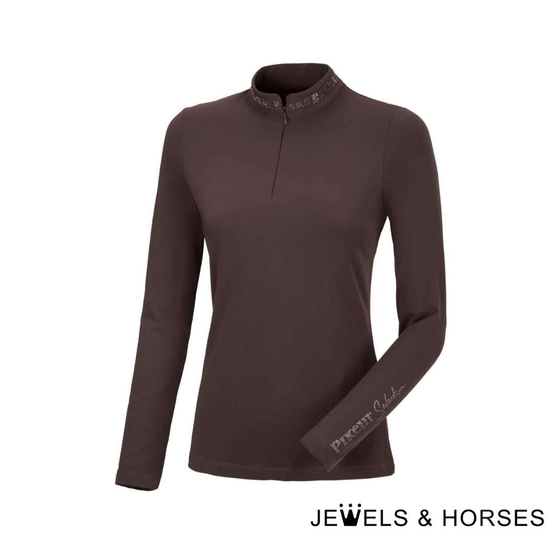 Pikeur Norea Womens Zip Long Sleeve - Brocade Brown
