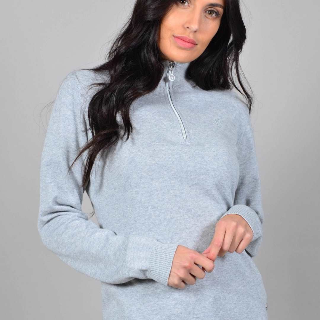 Harcour Swing Knitted Women's Pull Over - Grey