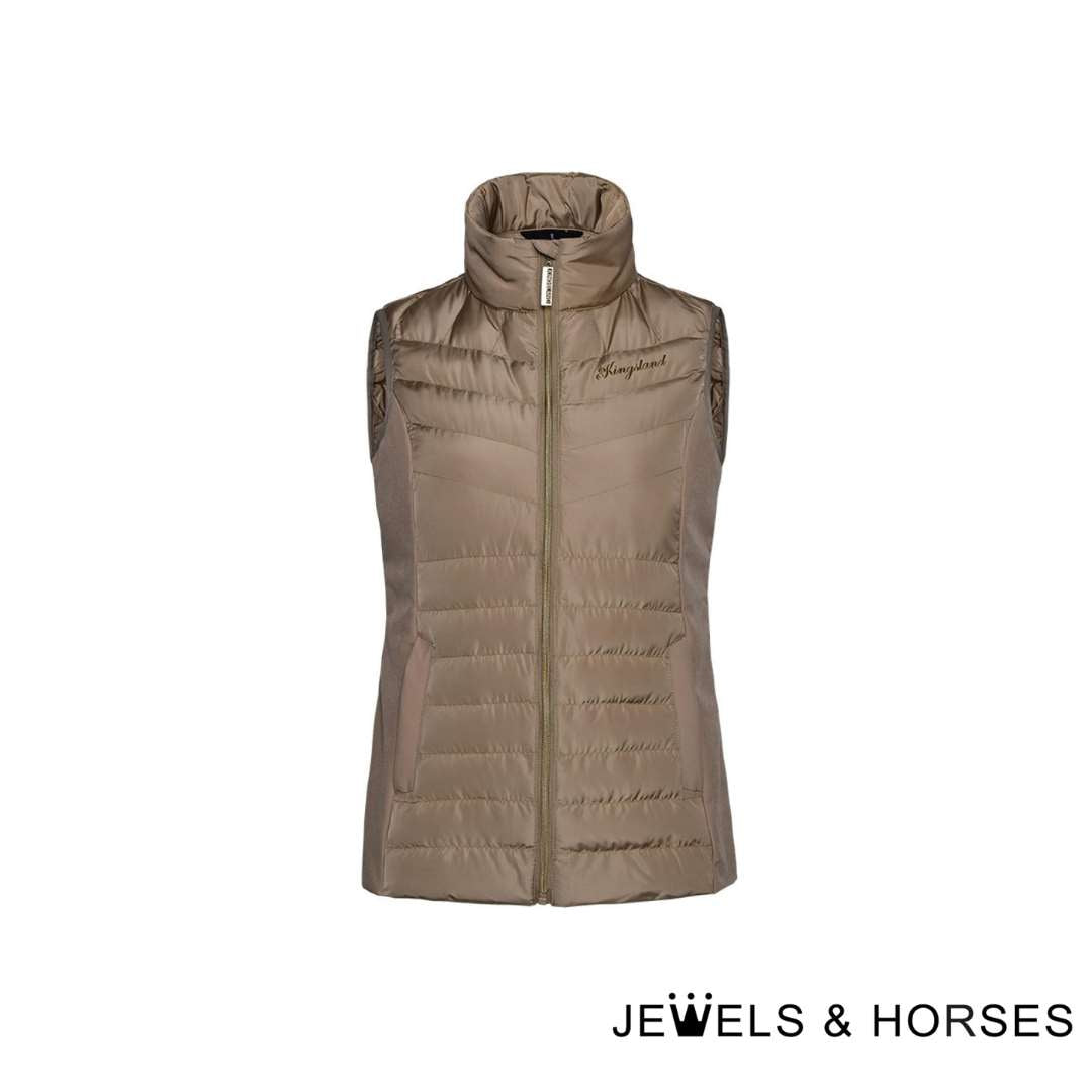 Kingsland Manuela Softshell Body Warmer - Gold Pale