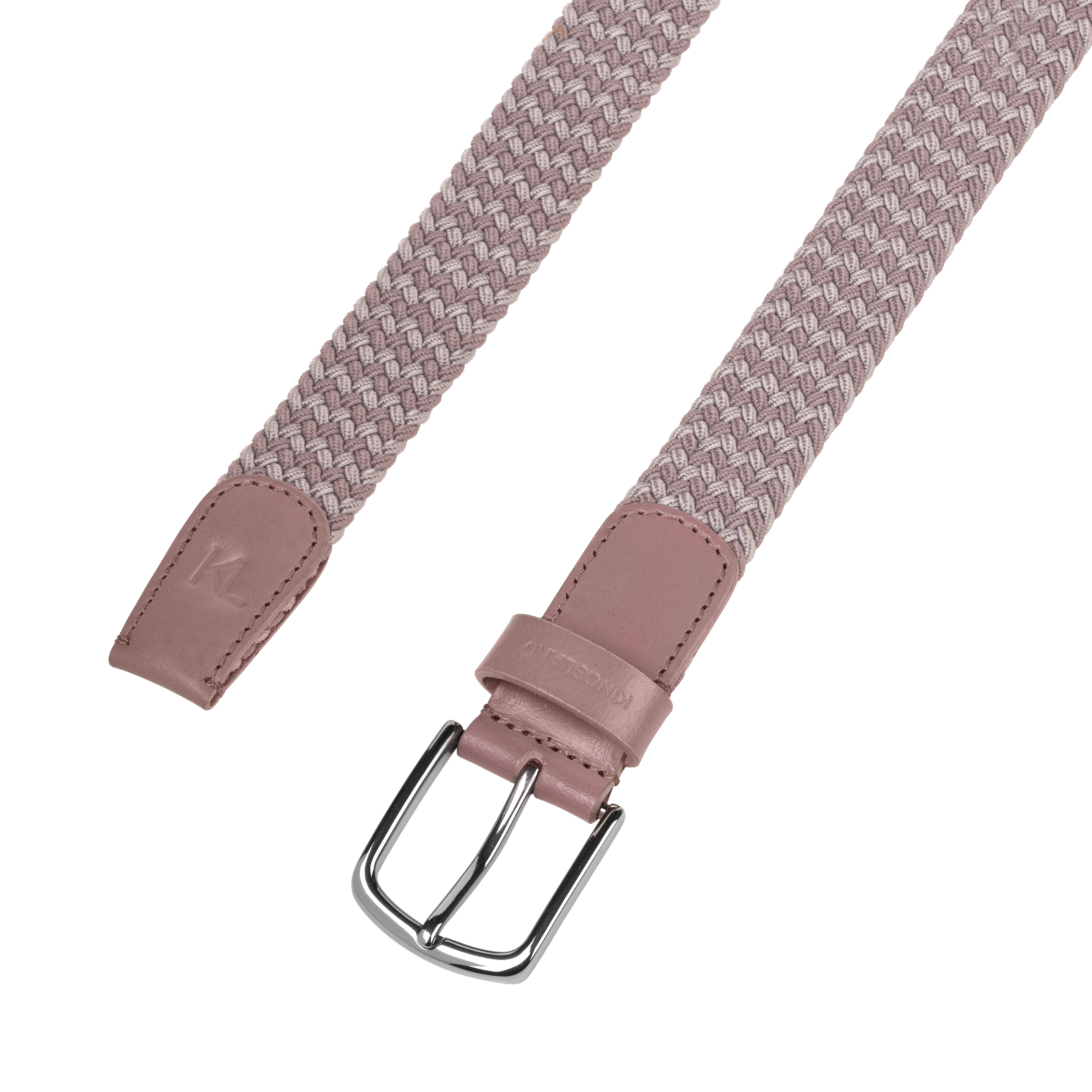 Kingsland KLLeslie Braided Elastic Belt - Brown Iron