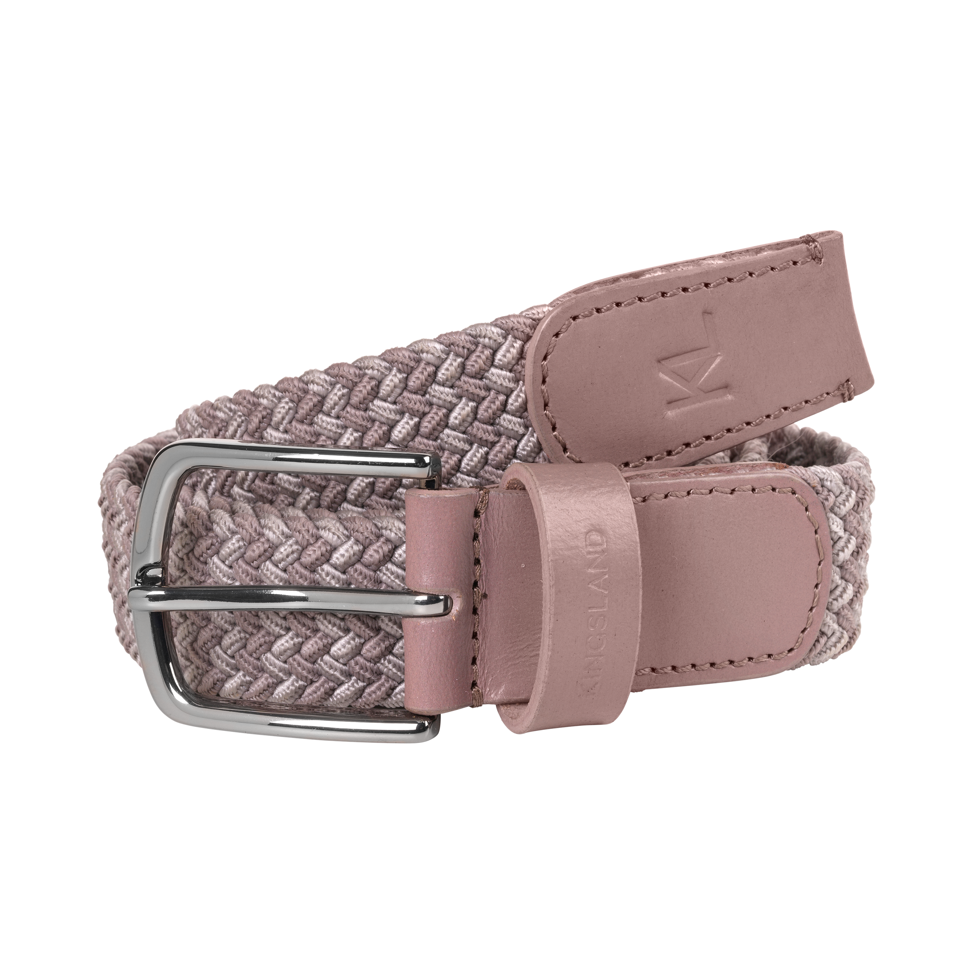 Kingsland KLLeslie Braided Elastic Belt - Brown Iron