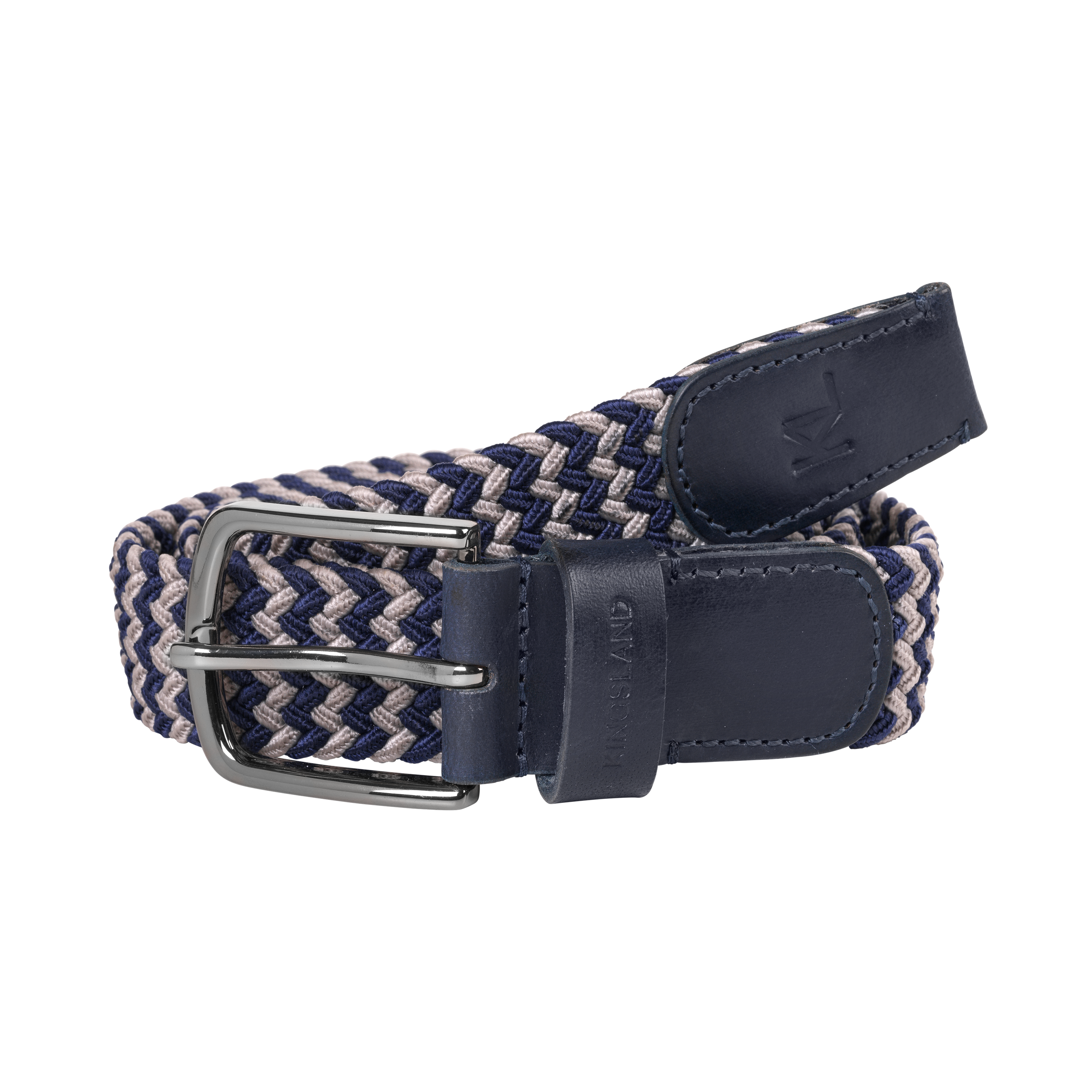 Kingsland KLLeslie Braided Elastic Belt - Evening Blue