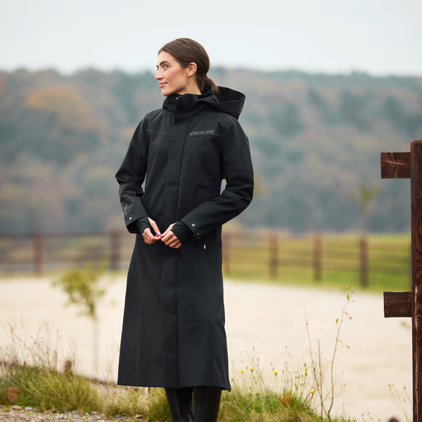 Kingsland KLLucia Ladies Waterproof Rain Coat - Black