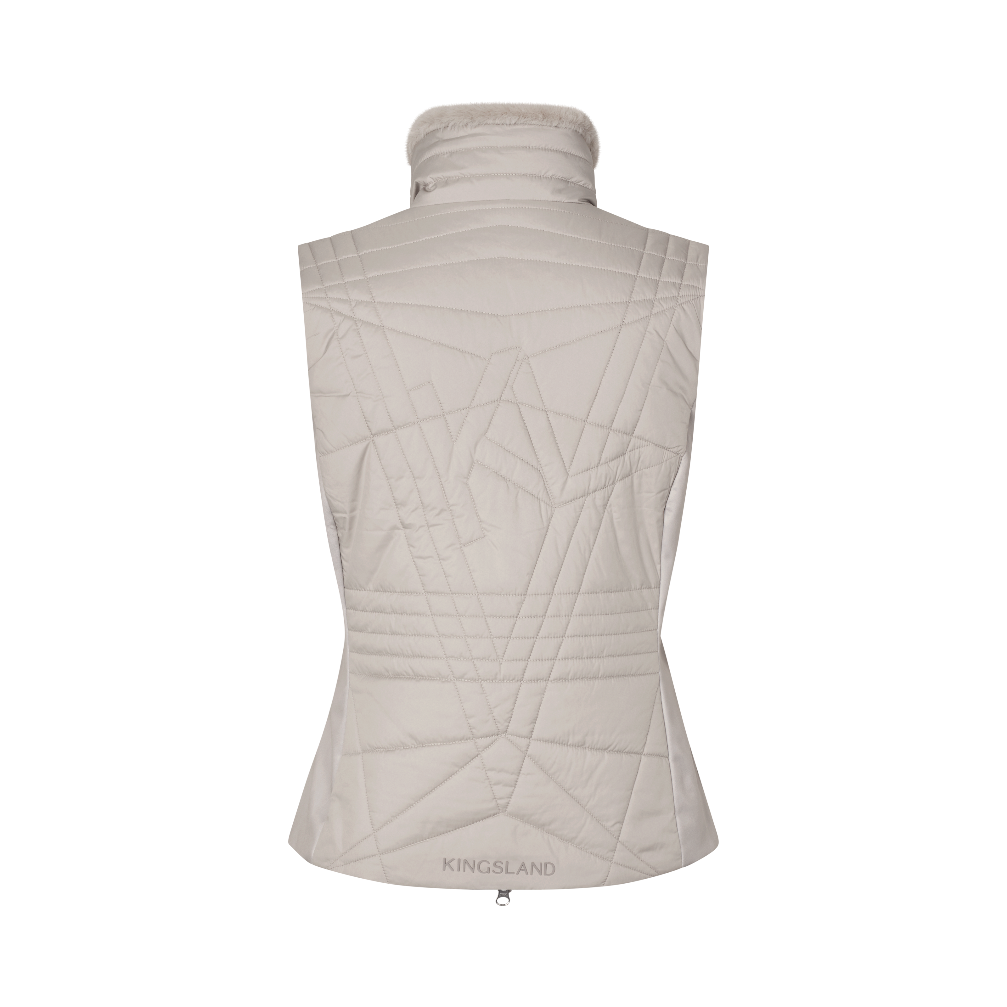 Kingsland KLAlba Ladies Padded Bodywarmer (Beige Dove)
