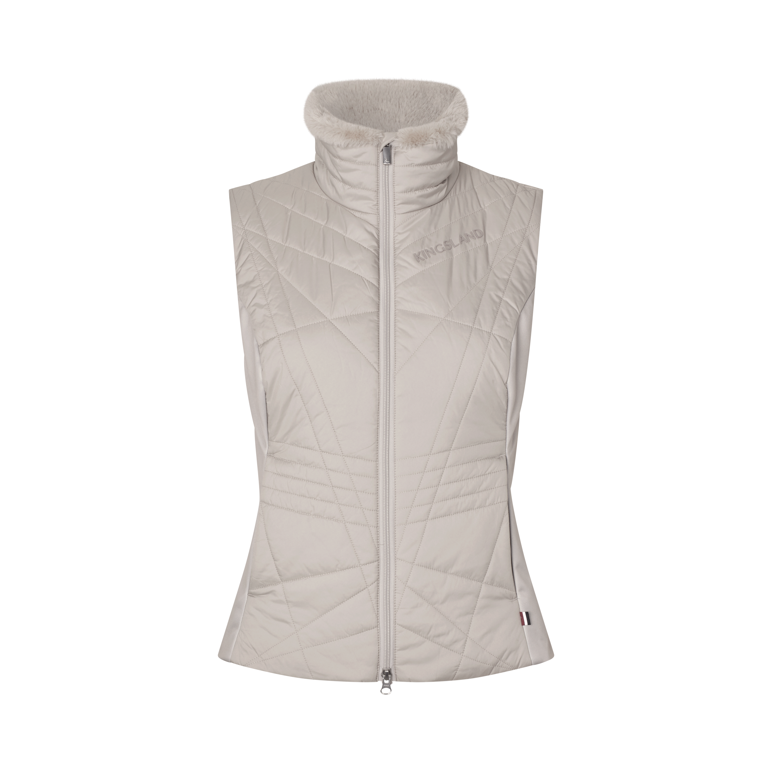 Kingsland KLAlba Ladies Padded Bodywarmer (Beige Dove)