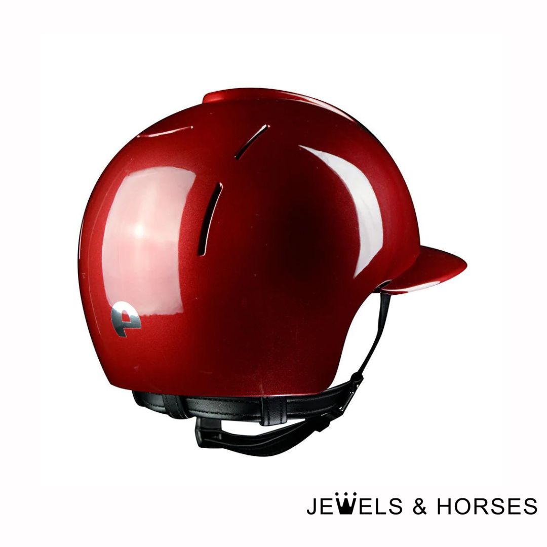 KEP Helmet - Smart Polish Polo Visor in Bordeaux