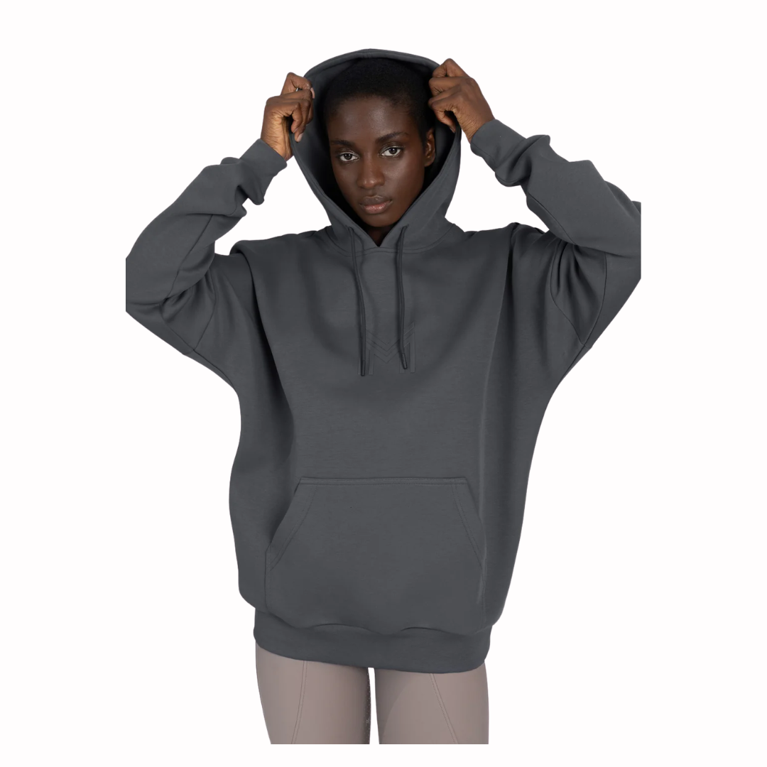 Maximilian Women Icon Oversized Hoodie (Graphite)