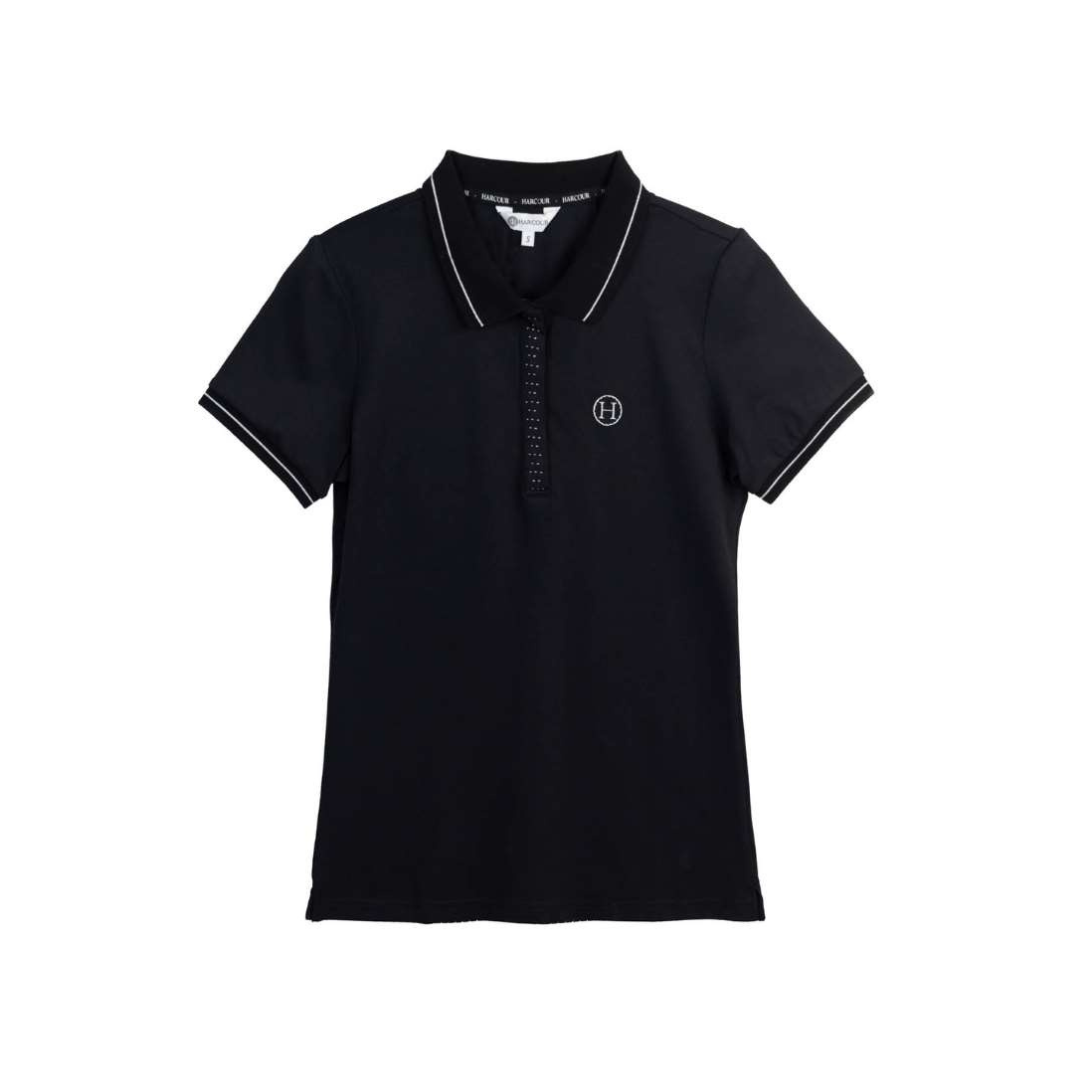 Harcour Scorpion Womans Polo Shirt - Black