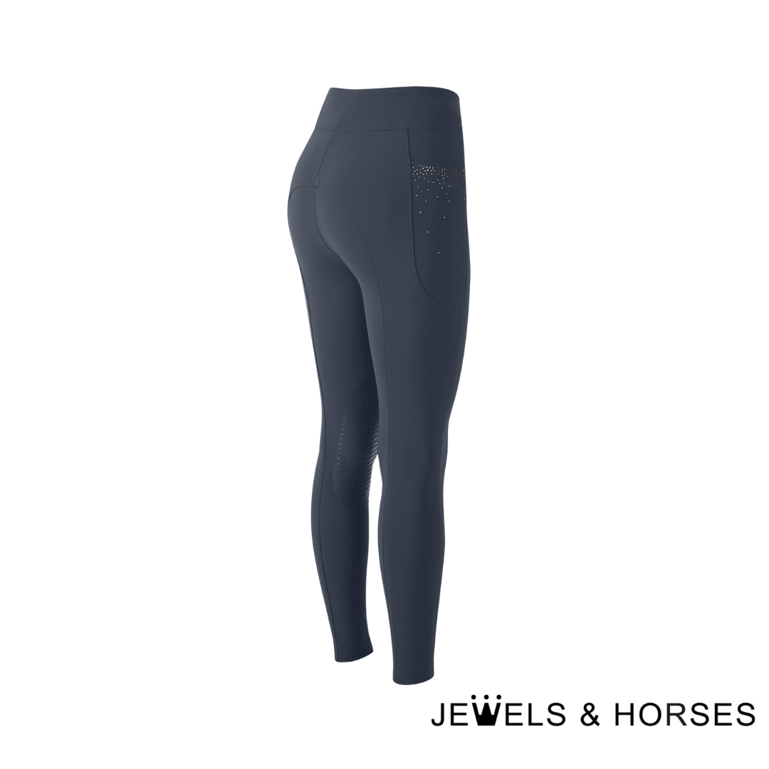 Animo Breeches - Nocino Womens Full Seat Breeches - Dolphin