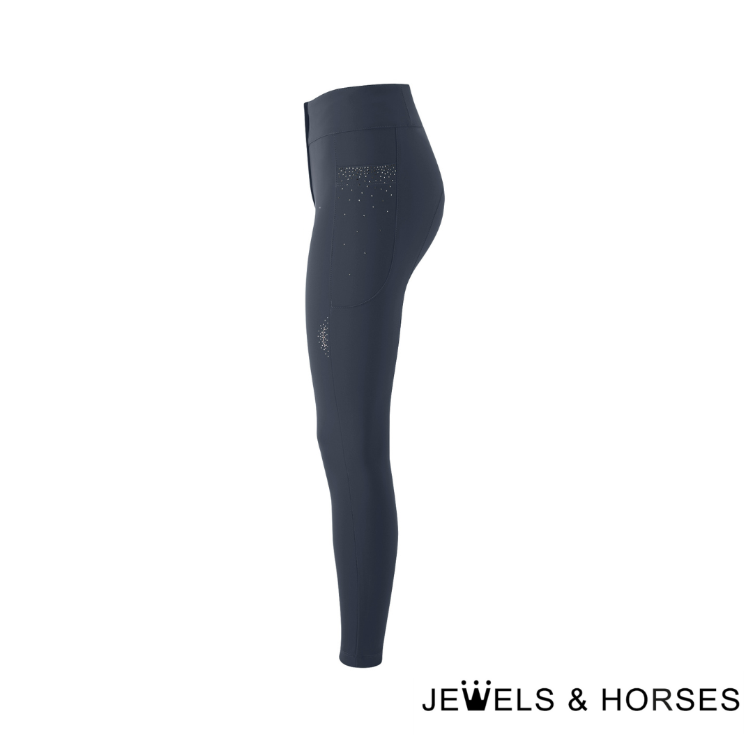 Animo Breeches - Nocino Womens Full Seat Breeches - Dolphin