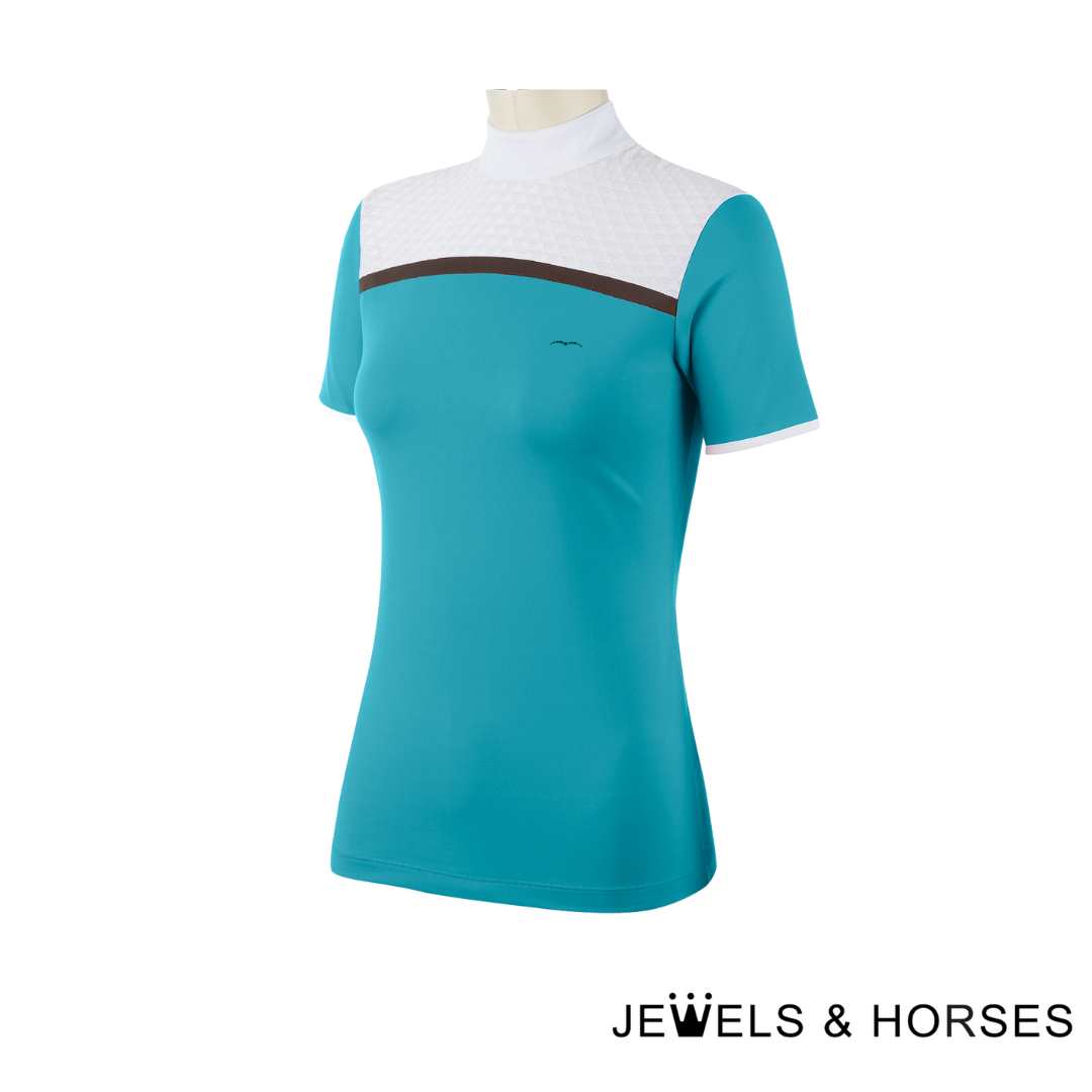 Animo Billiot Womens Competition Shirt - Turquoise