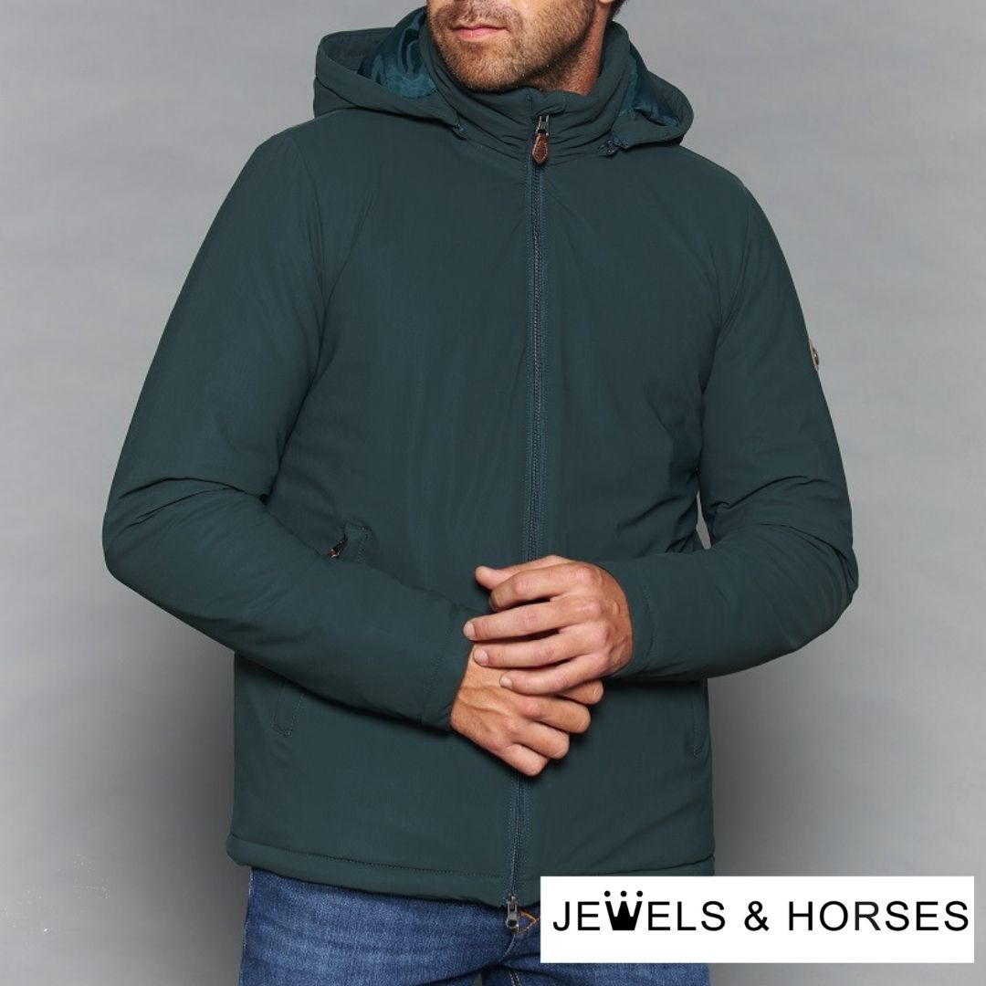 Men's Wanda Short Parka - Jungle Green