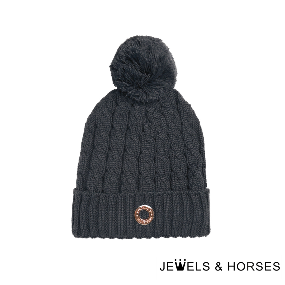 Kingsland KL Semira Ladies Cable Knitted Hat - Navy