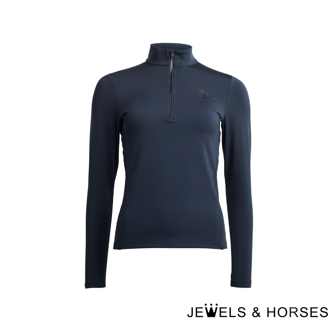 Kingsland KL Aisla Ladies 1/2 Zip Training Shirt - Navy