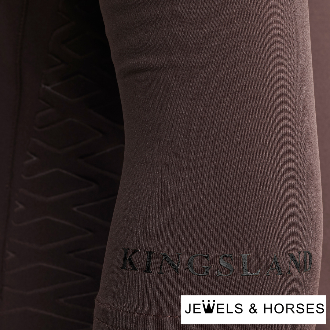 Kingsland KL Aisla Ladies 1/2 Zip Training Shirt - Brown Chocolate