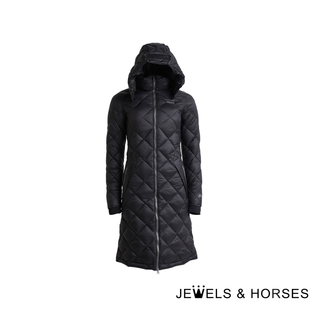 Kingsland KL Alleigh Ladies Long Insulated Riding Coat - Black