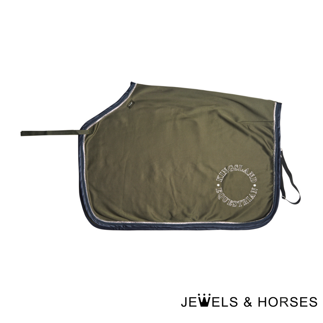 Kinglsand KL Simone Exercise Rug - Green Black Ink