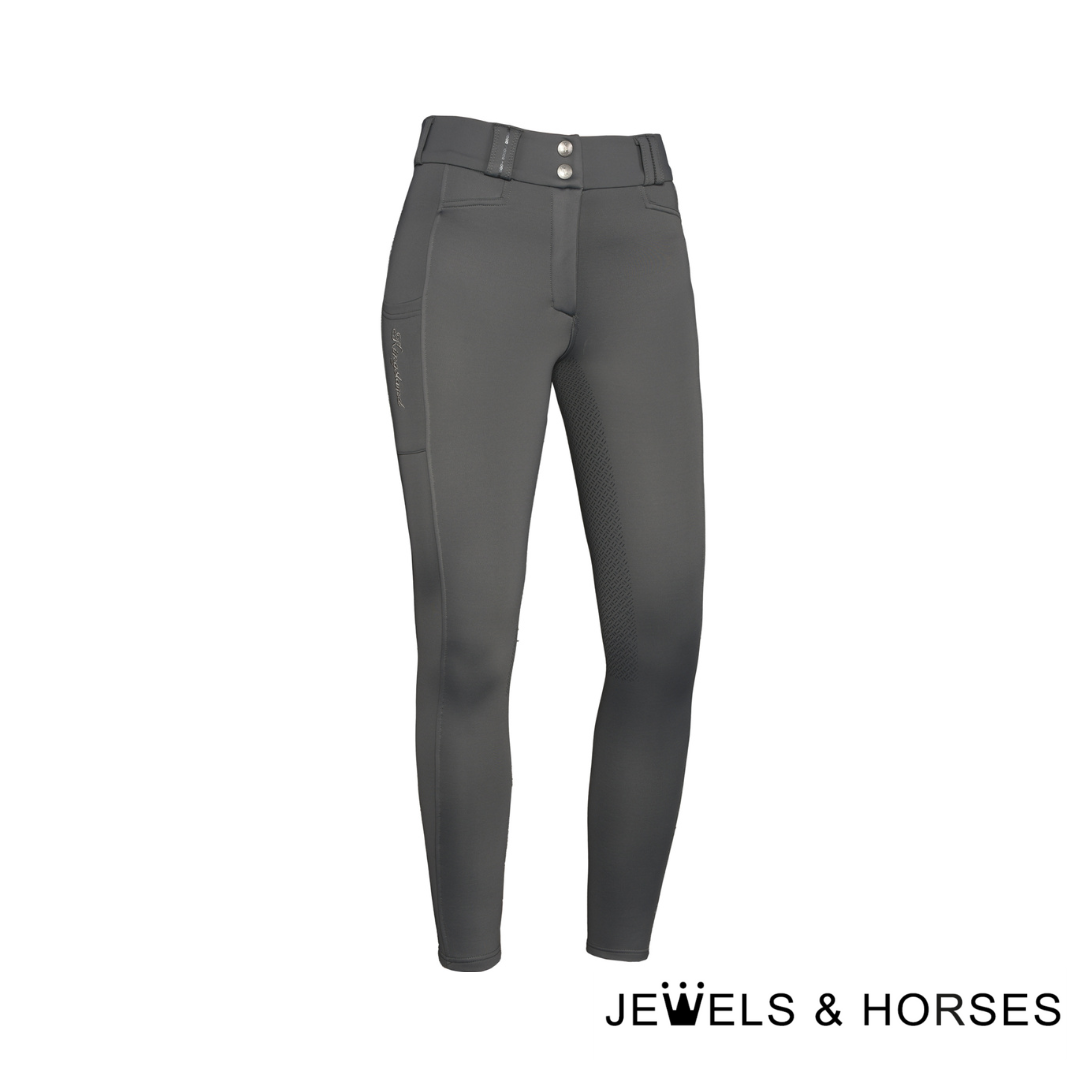 Kingsland KL Kornelia W F-Tec4 Full Seat Breeches - Grey Pinstripe