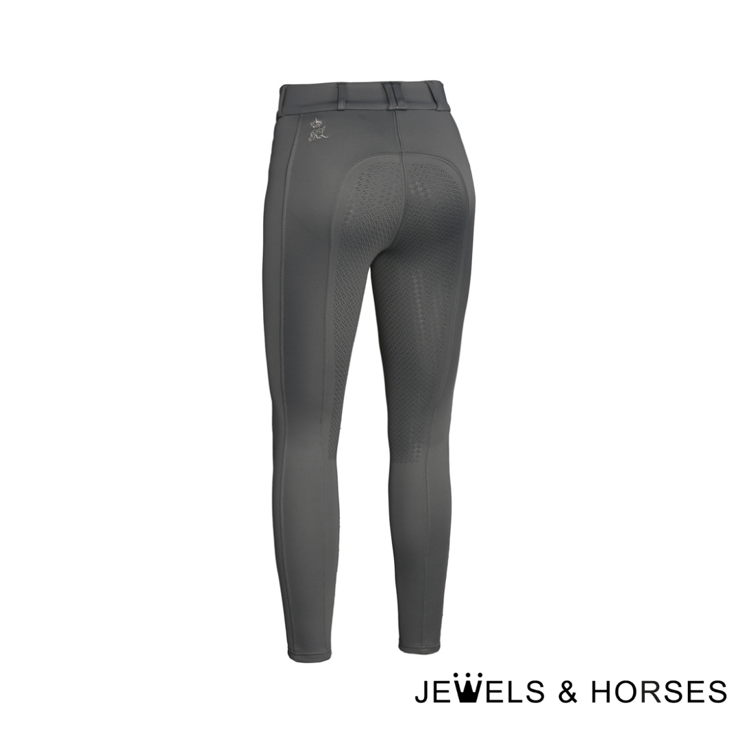 Kingsland KL Kornelia W F-Tec4 Full Seat Breeches - Grey Pinstripe