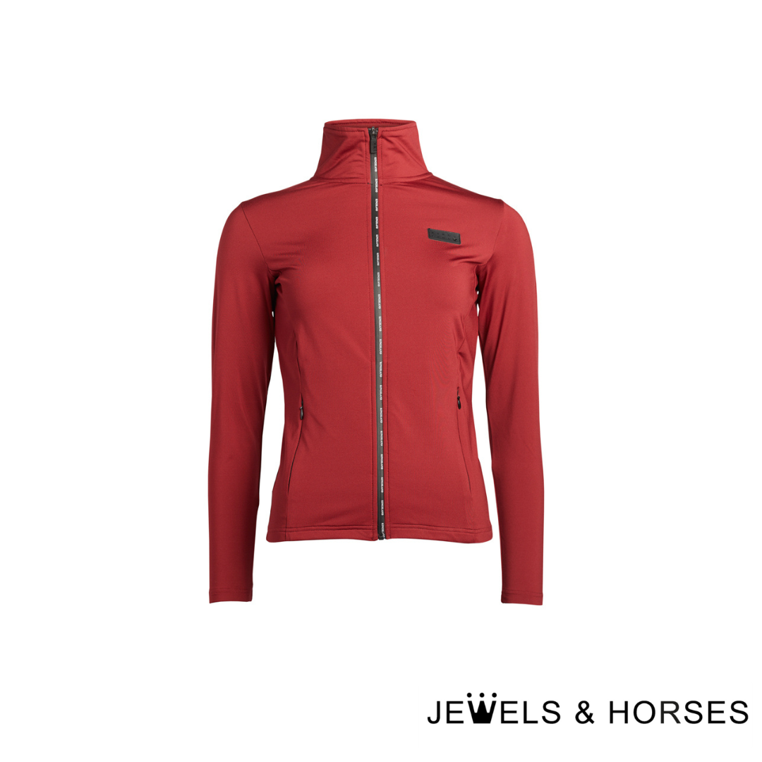 Kingsland KL Adalee Ladies Fleece Jacket - Red Tibetan