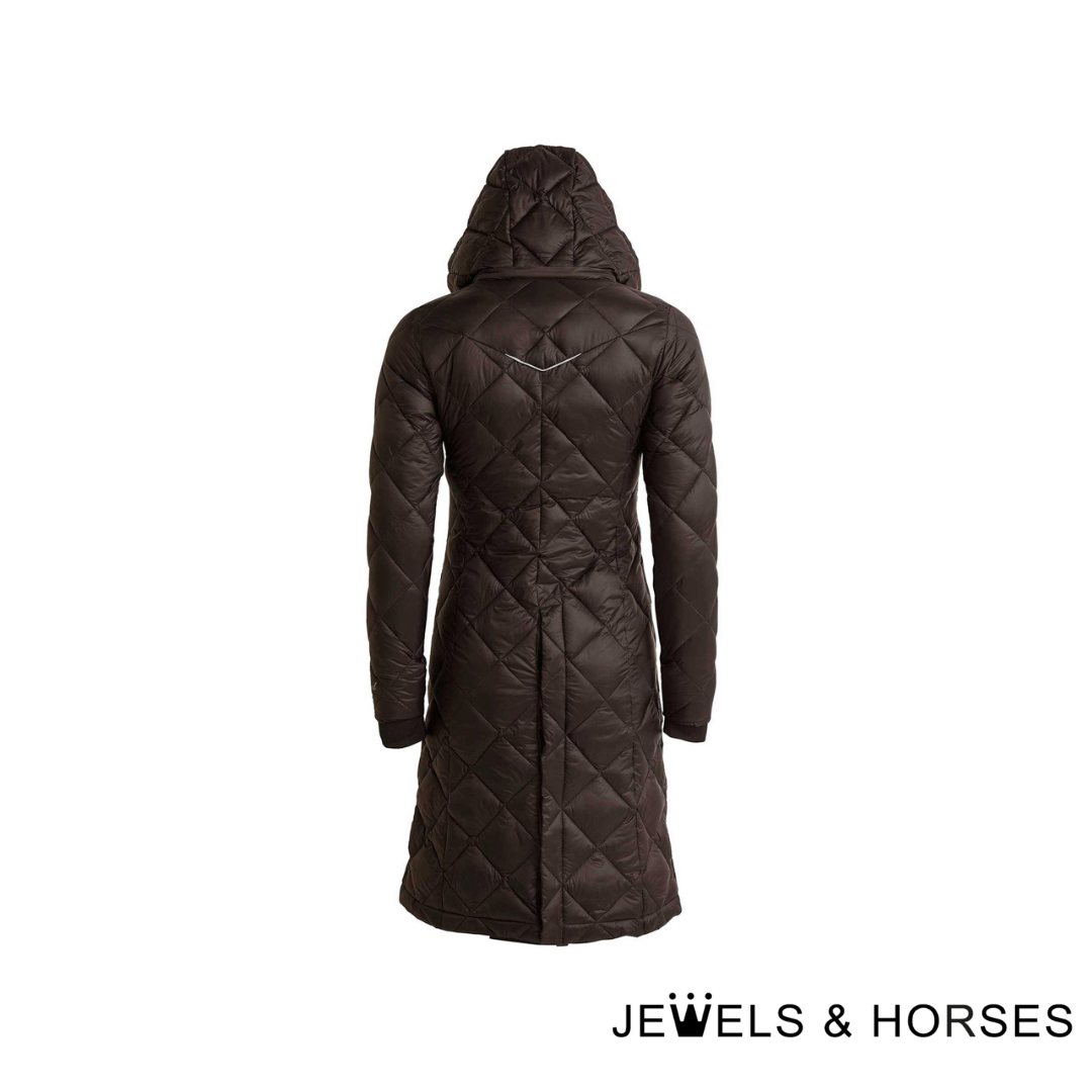 Kingsland KL Alleigh Ladies Long Insulated Riding Coat - Brown